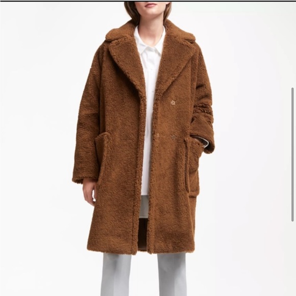 Max mara weekend teddy bear coat wool camel brown jacket - Picture 3 of 11